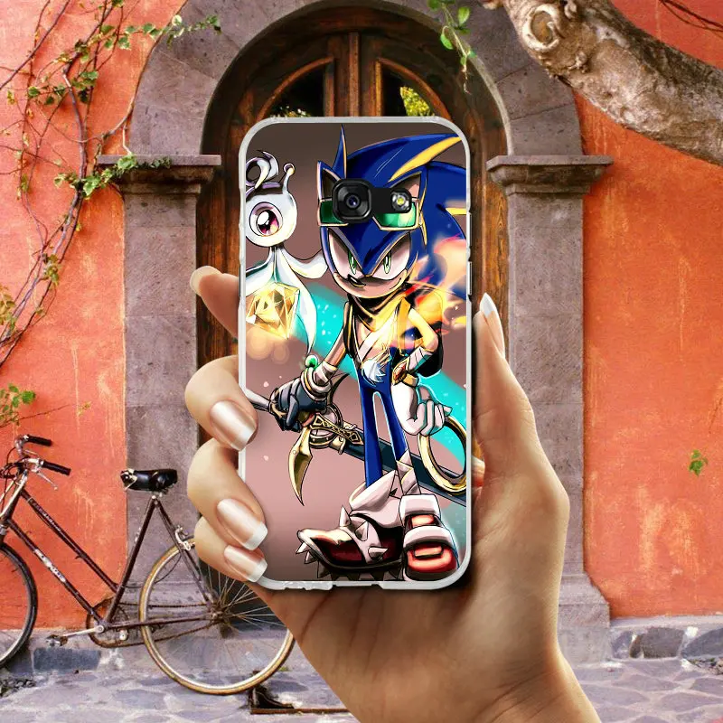Мягкий ТПУ чехол Sonic The Ежик для телефона Samsung Galaxy S2 S3 S4 S5 Mini S6 S7 S8 S9 S10 Lite Edge Plus Note 4 5 8