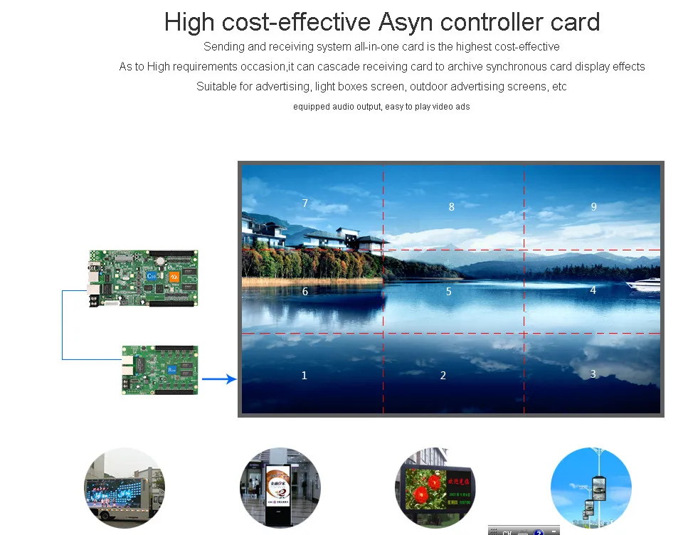 Бесплатная доставка контроллер асинхронного светодиодного дисплея RGB Женский/C15