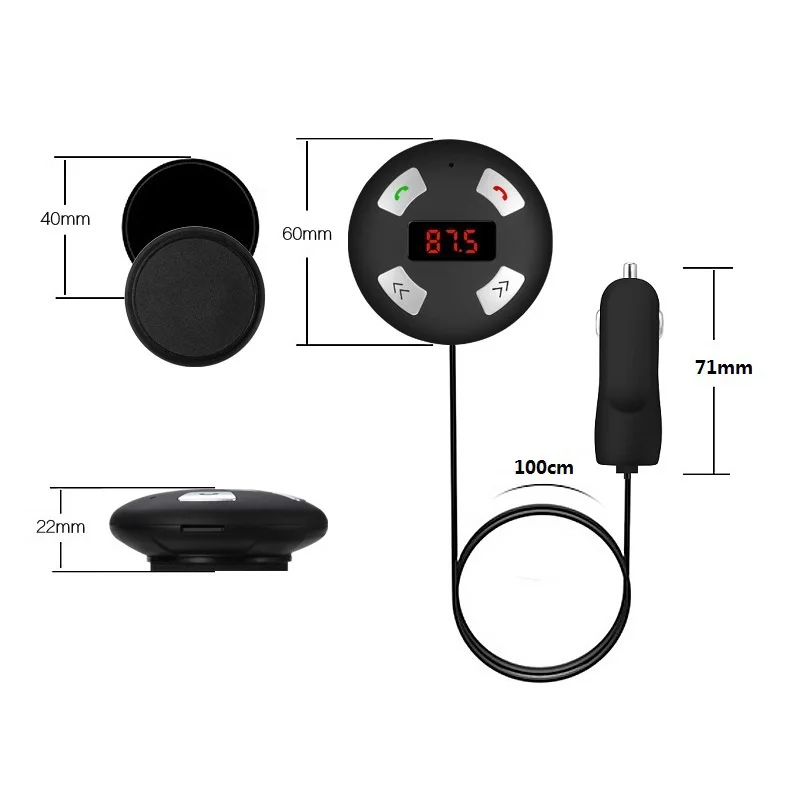 Bluetooth FM/радио передатчик автомобильный аудио музыкальный приемник комплект с
