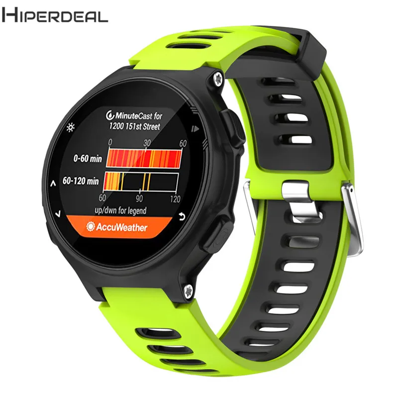 HIPERDEAL 6 видов цветов запасной ремешок для Garmin Forerunner 735XT мягкий силиконовый сменный