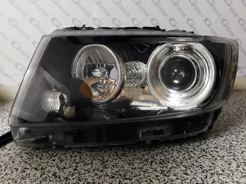 Для Jeep Compass 2011 2012 2013 ксенон отличное Ультра яркое освещение CCFL Ангельские глазки комплект Halo Кольцо