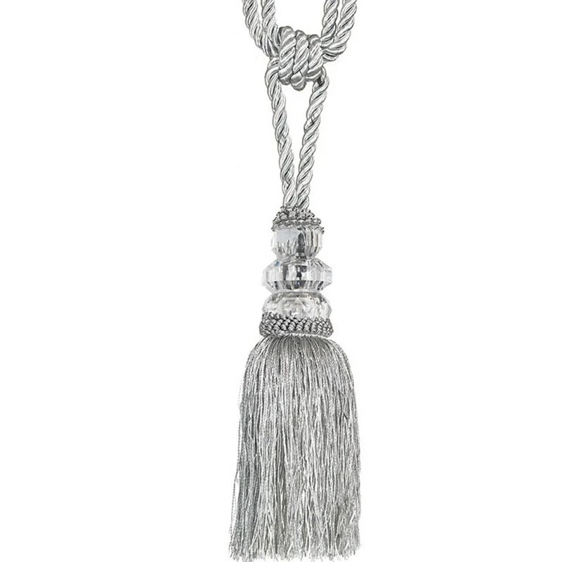 Декоративный галстук сзади бисером кровать с шарами комнаты ремень окна