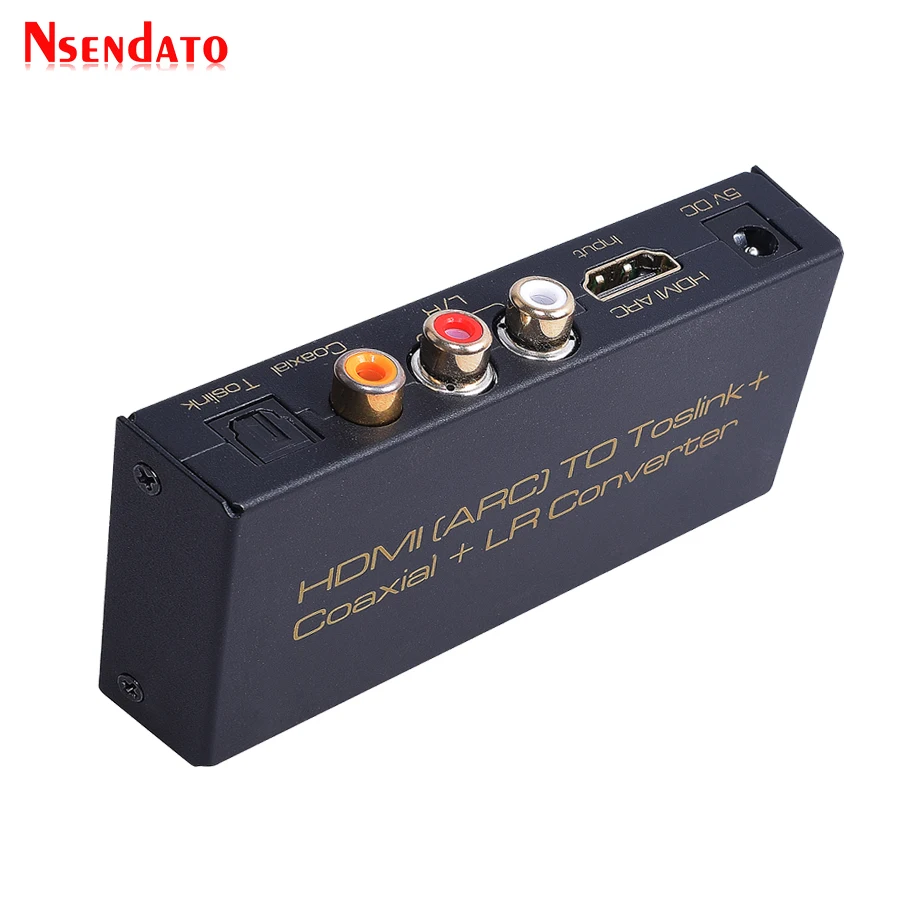 HDMI ARC Toslink коаксиальный аналоговый L/R конвертер адаптер аудио экстрактор для PCM2.0