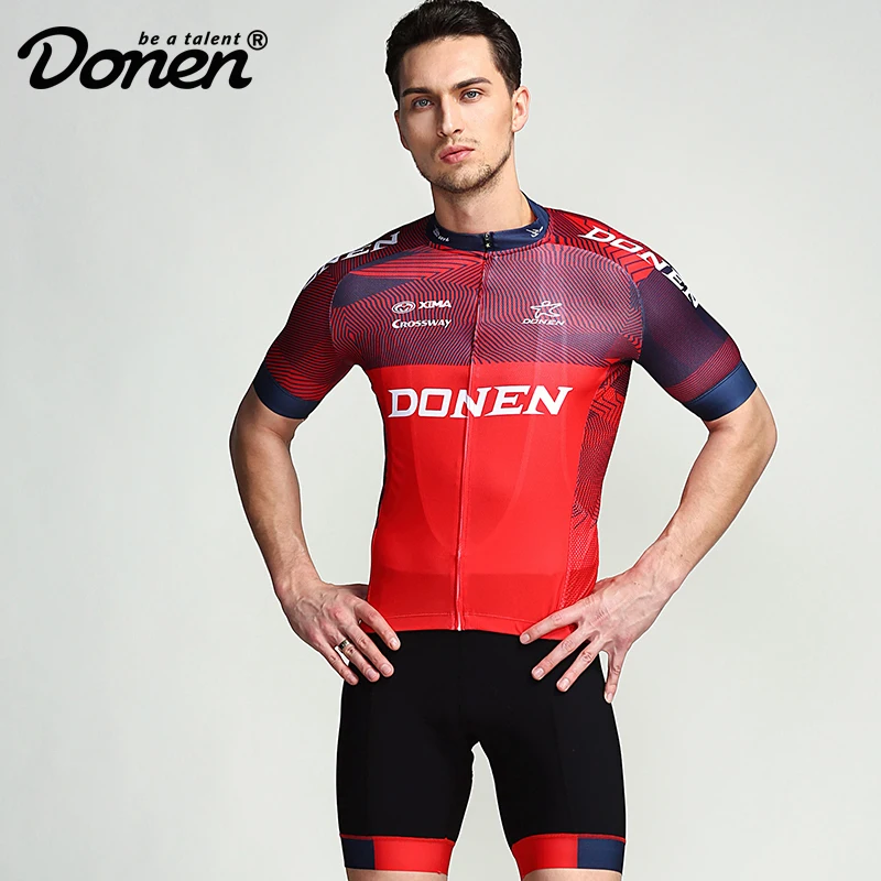 Спортивный костюм для велоспорта DONEN комплект из джерси и шорт одежда горного