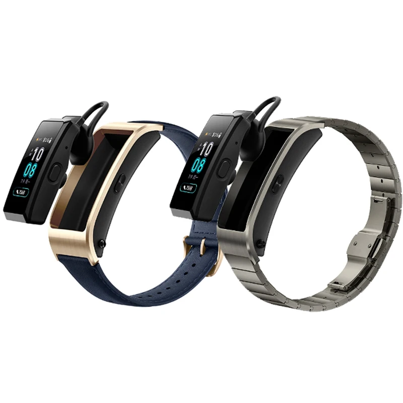 Оригинальный Huawei talkband B5 Talk Band Bluetooth умный Браслет носимые спортивные браслеты