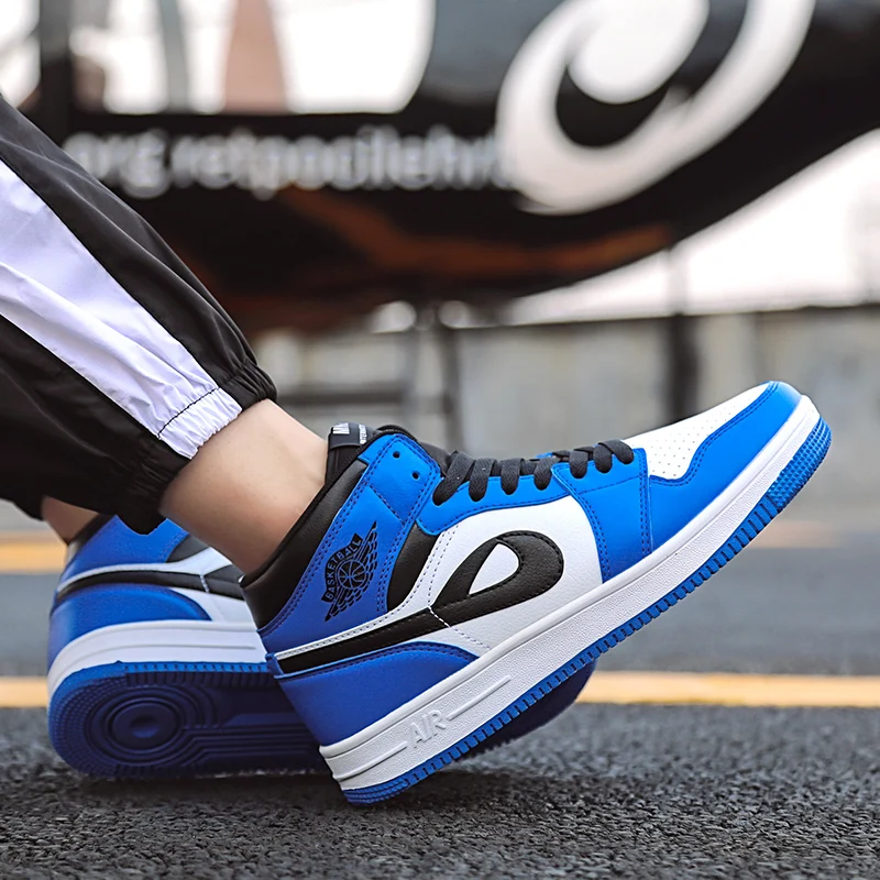 2018 Для мужчин Jordan кроссовки лучшее Белый Balck Air обувь пара Прогулки Кроссовки AJ1