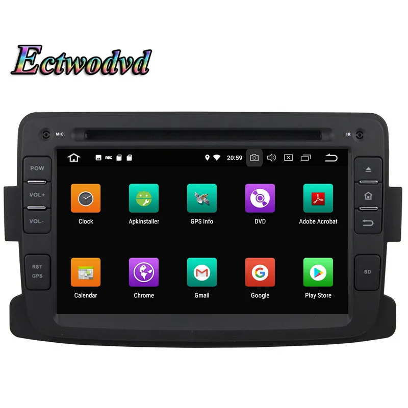 Ectwodvd Восьмиядерный 4G ram 64G rom Android 9 0 Автомобильный мультимедийный dvd-плеер
