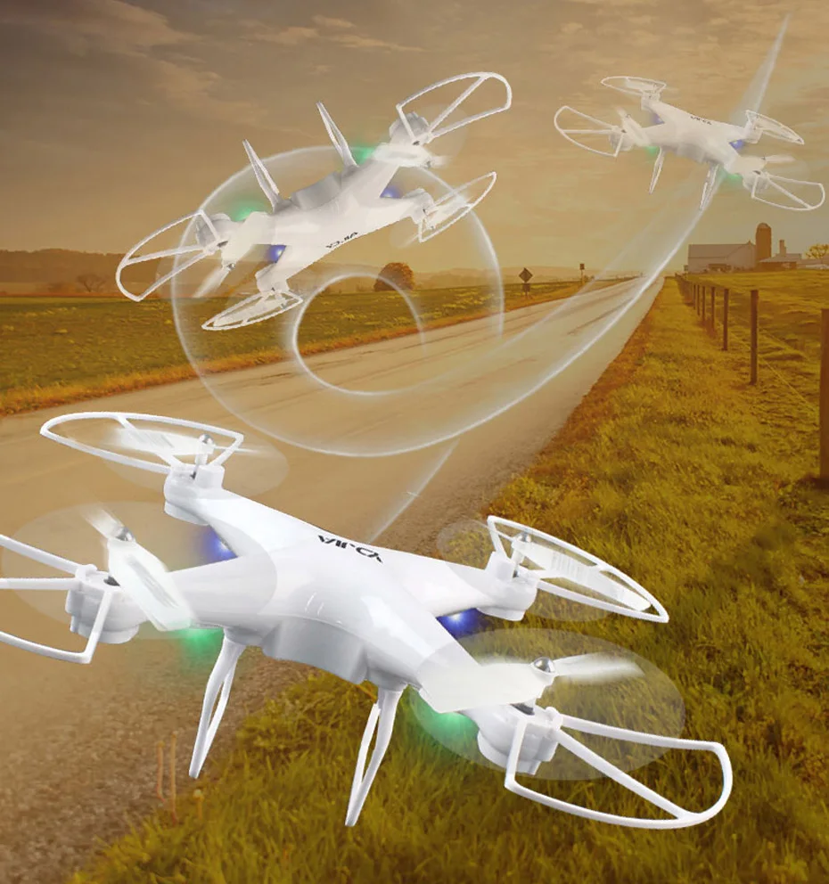 Дрон с камерой D68 wifi FPV с режимом удержания высоты Безголовый Квадрокоптер Дрон Вертолет VS X5SW X5HC