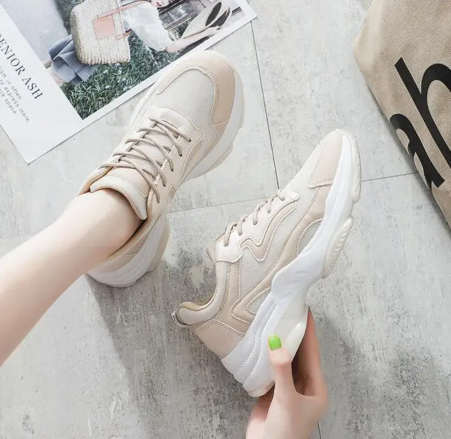 2020 Повседневная обувь Женская дышащая Вулканизированная легкие кроссовки для