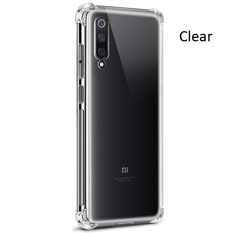 Clear IMAK Чехол с "воздушной подушкой" для Xiao mi 9 mi 8 mi 8 Se Lite Pro Explorer ударопрочный противоударный Мягкий ТПУ силиконовый чехол - Цвет: Clear