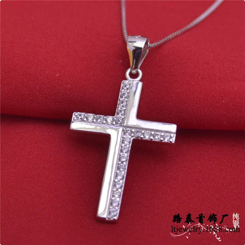 LSP898 ожерелье ювелирных изделий 925 подвески серебряный крест |cross pendant necklace|jewelry