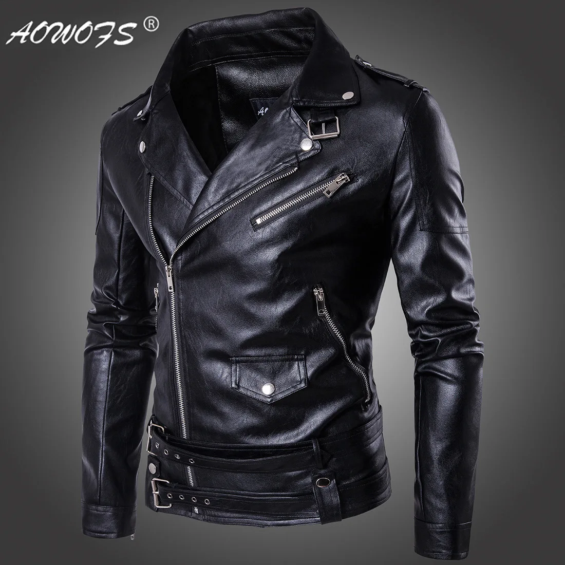Мужская кожаная куртка лидер продаж | одежда