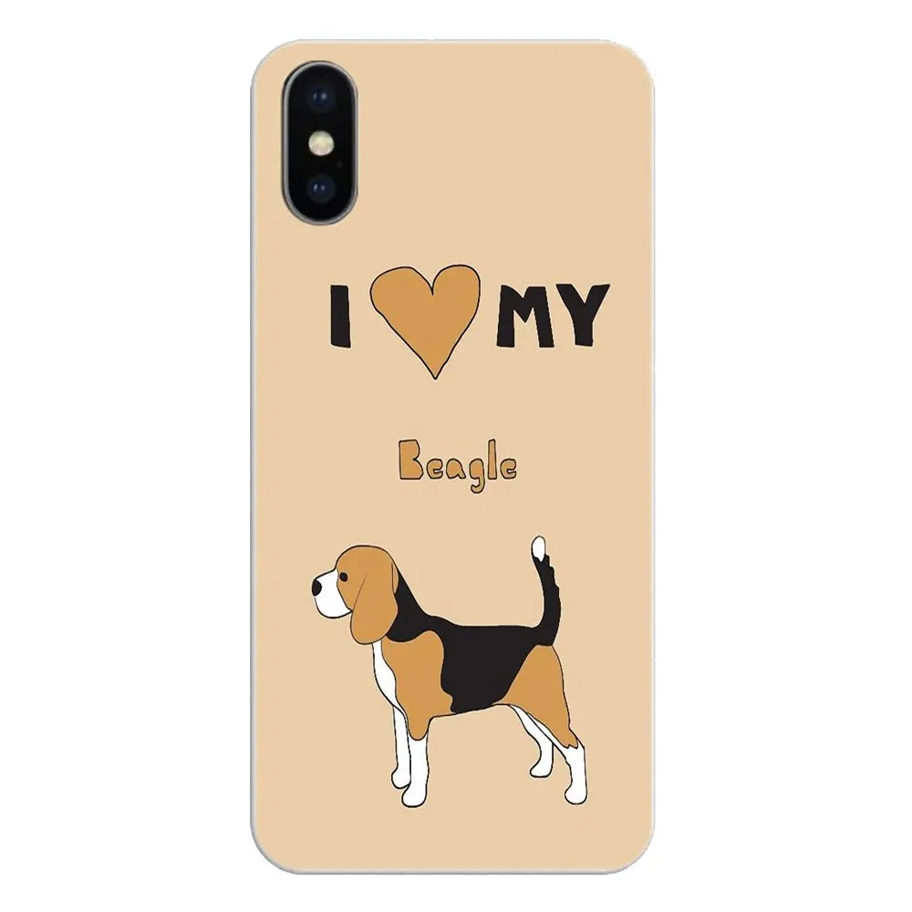 Silicone Phone Shell Cover I love my Beagle Dogs For Huawei P20 Lite Nova 2i 3i 3 GR3 Y6 Pro Y7 Y8 Y9 Prime 2018 2019 |