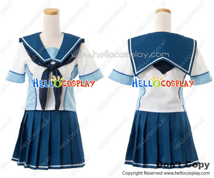 

Japanese Anime Outfit LovePlus Cosplay Towano High School Summer Uniform Costume H008