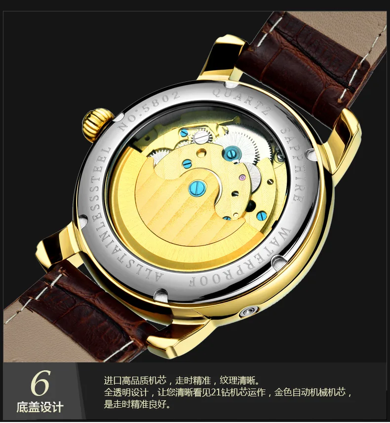 GUANQIN GJ16009 часы для мужчин люксовый бренд Tourbillon дизайн часы Мужские автоматические механические часы Reloj Relogio masculino