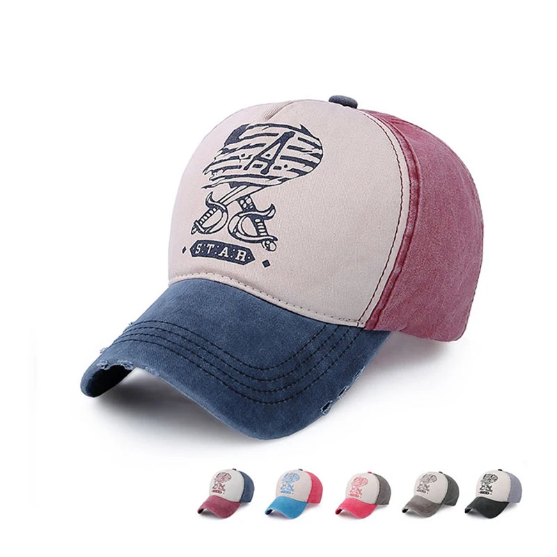Бейсболка шапка Повседневная хлопковая Кепка Gorras 5 панель хип хоп Snapback шляпа
