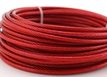 2MM--5MM 20-120M red PVC coated steel wire rope clothesline greenhouse cable hanging belt clip Tire Repair Tools | Автомобили и