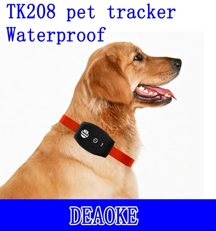 

Deaoke free shipping Pet GPS tracker TK208 animal gps tracker Car GPS Tracker Vehicle Anti-theft Real-time tracking (no box)