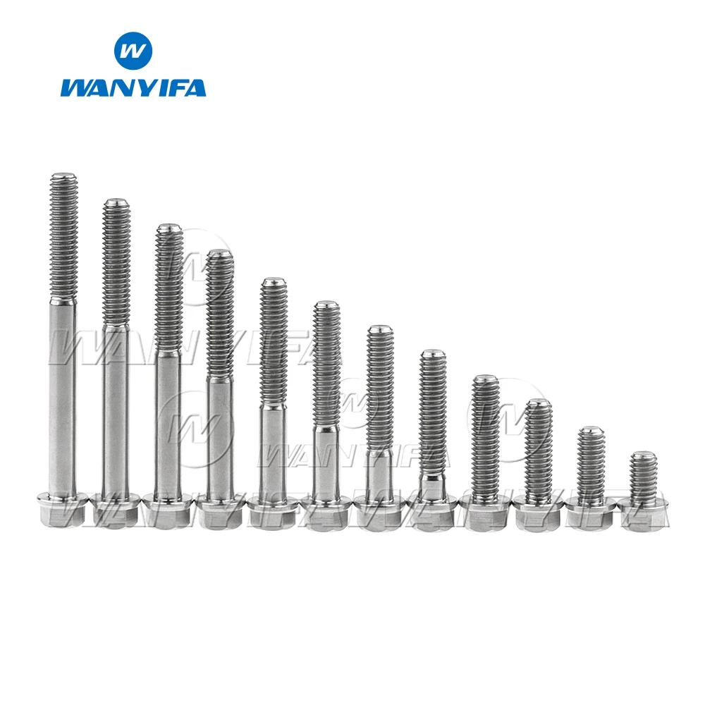 Титановый болт anyifa M6x 10 15 20 25 30 35 45 50 55 60 65 70 75 80 90 мм Маленький Винт с шестигранной