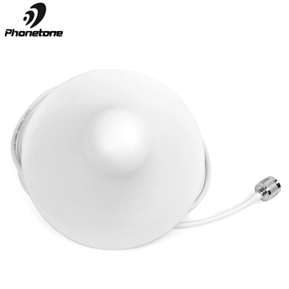 Антенна 5dBi GSM/CDMA/3G 800 2500 МГц внутренняя потолочная антенна с разъемом N Male и кабелем