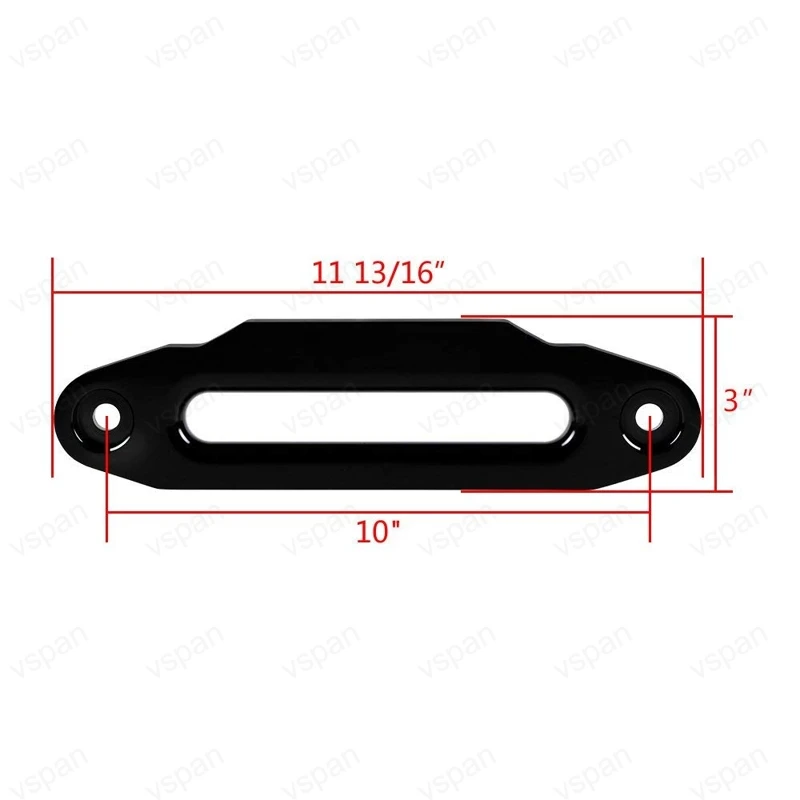 Высококачественная алюминиевая заготовка Hawse стандарт Fairlead 10 дюймов 8000 15000