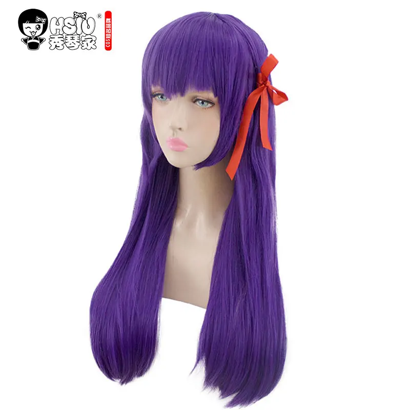 HSIU высокое качество Fate/stay night Sakura Matou Аниме игра косплей парик костюм играть