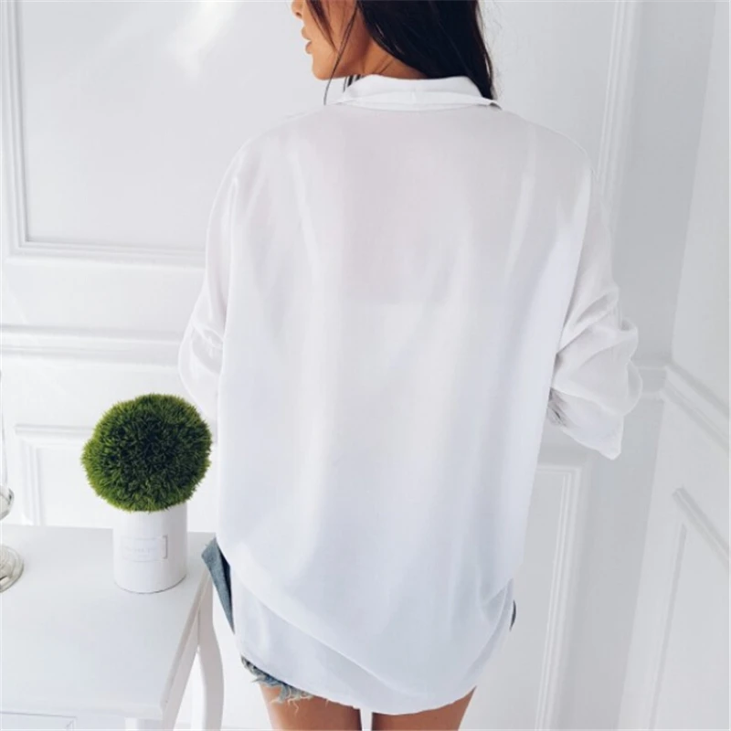 Блузка женская шифоновая с длинным рукавом блестками и карманами|blouse fashion|fashion