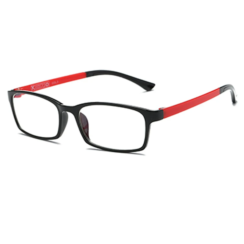 ZY240 black-red Оправа для очков, очки для мужчин и женщин, компьютерные оптические очки для женщин, мужские женские прозрачные линзы ZY240 - Цвет оправы: ZY240 black-red