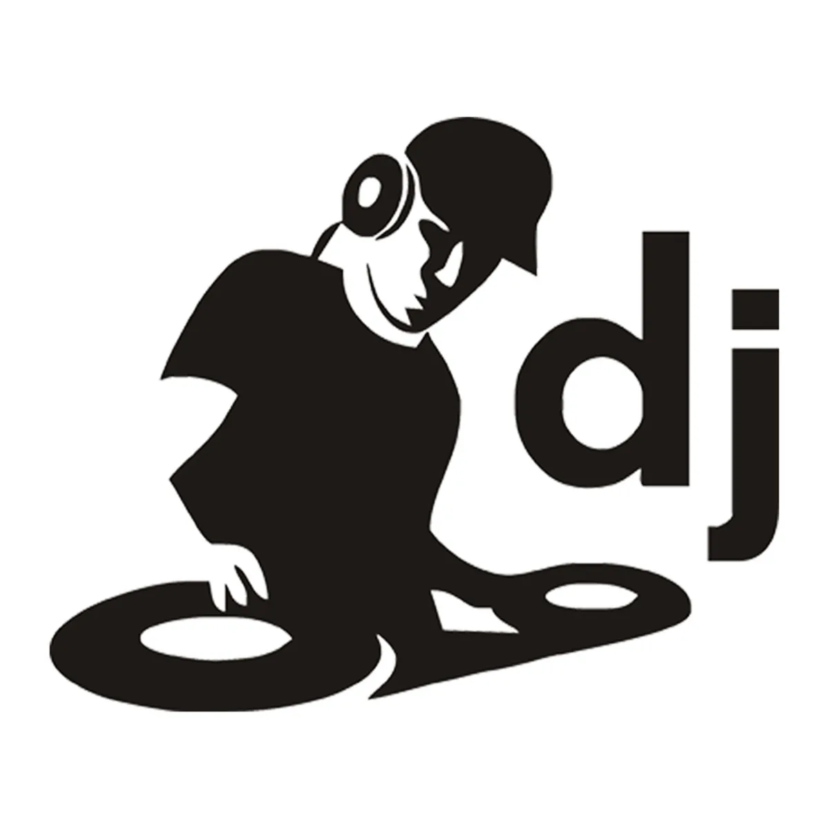 DJ музыка окно для стен и окон двери автомобиля стикер на ноутбук машину багажник Виниловые Наклейки для декора подарок