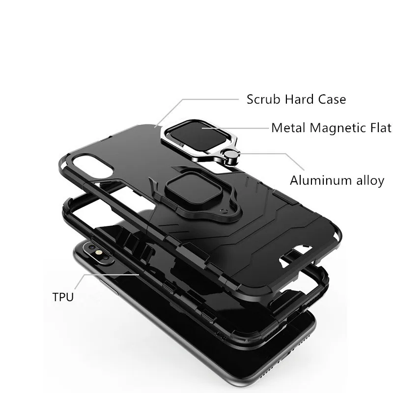 SPACSE магнитный держатель чехол для телефона Apple iPhone X Xr Xs Max 7 Plus 8 плюс 6-плюс 6s-плюс