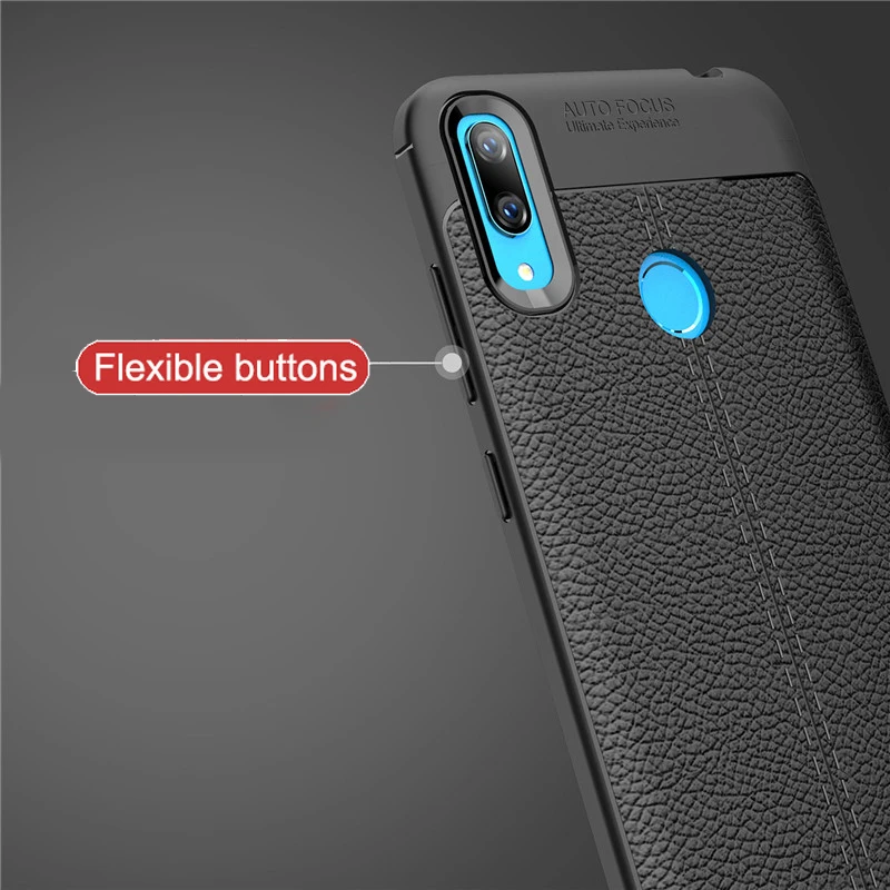 Beworld для huawei Y7 2019 чехол с рисунком личи силиконовый Противоскользящий полная