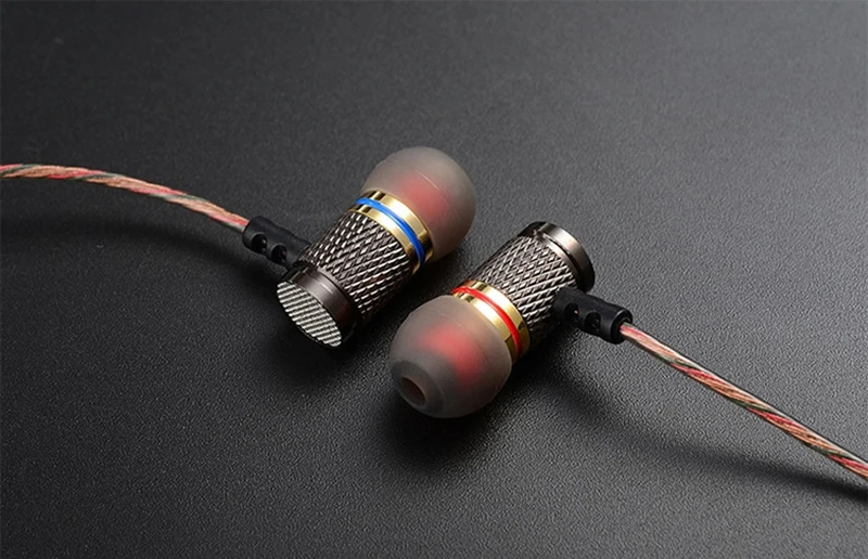 EDR1 специальное издание позолоченный корпус наушники с микрофоном 3,5 мм HD HiFi в ухо монитор стереонаушники бас для телефона