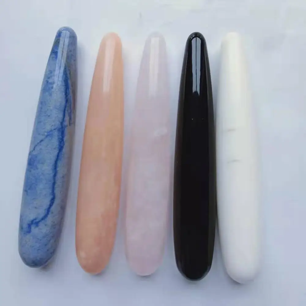 Высокое качество низкая цена 17 см палочка камень различные драгоценные камни