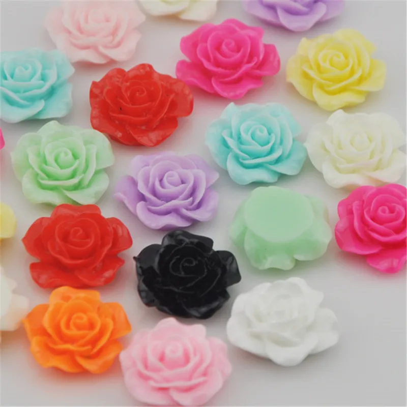 Набор из 20 шт. акриловый цветок розы аксессуары для серег B001|accessories diy|decorative