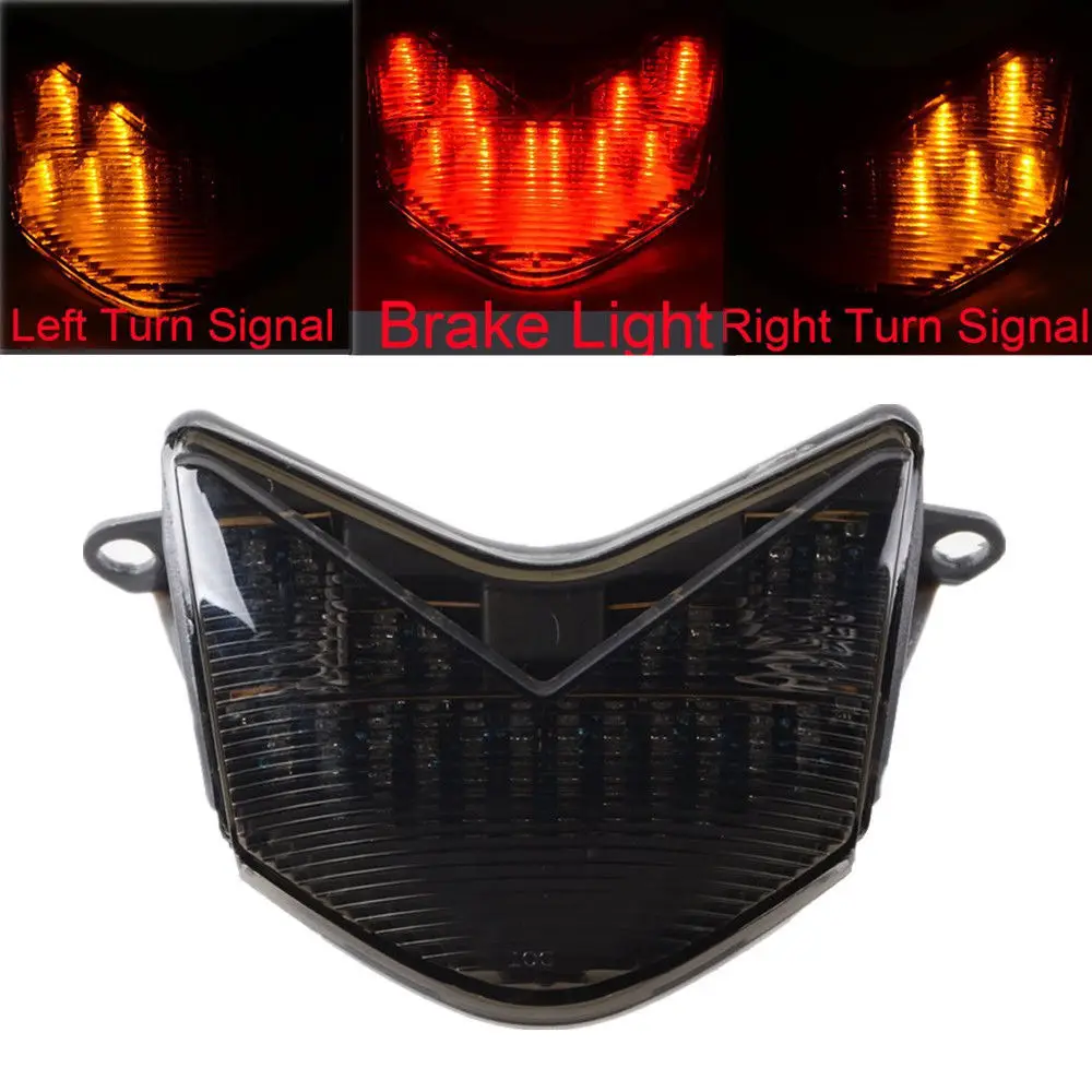 Triclicks светодиодный сигнал поворота Задний тормозной задний фонарь для Kawasaki Ninja