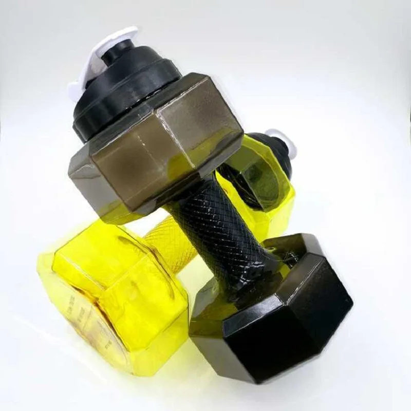 2.5L гантели в форме пластиковых больших емкостей Спортивная бутылка для воды