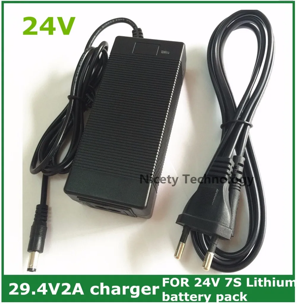 24V ионно-литиевая Зарядное устройство Выход 29.4V2A для 25 2 V 9 29 4 7 серия литий-ионный