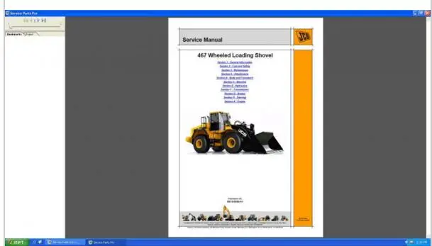 Компактные руководства по обслуживанию JCB 2017 + каталог запасных частей SPP 1 18|parts