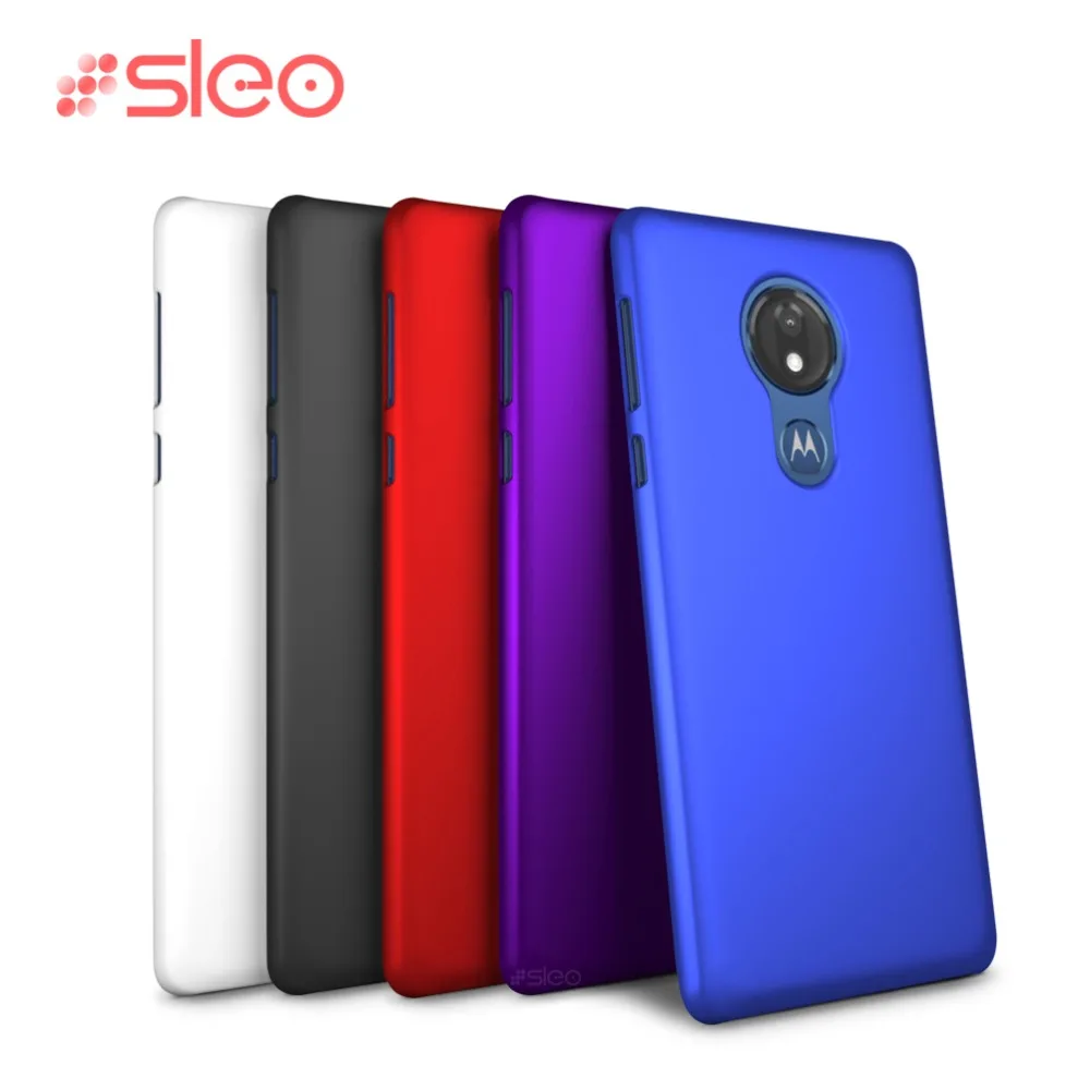 SLEO для Motorola Moto G7 Мощность чехол ультра тонкий жесткий Пластик задняя крышка ПК |