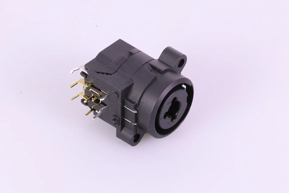 100 шт. 11PIN Угловые XLR разъем двойной функции 3Pin гнездо Панель крепление + аудио Jack 6