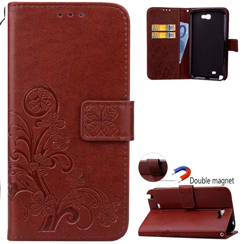 Чехол для телефона из искусственной кожи BEFOSPEY Four Lucky Leaves samsung Galaxy Note 2 N7100|leather phone