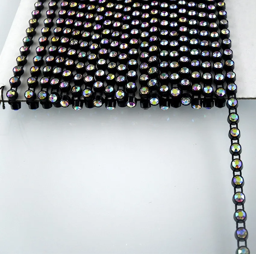 Стразы SS12 А класса АВ из хрусталя стразы 3 мм пластиковые чашки обувь шляпа