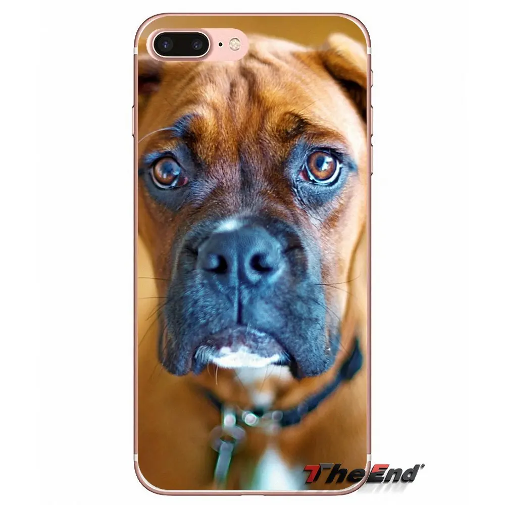 Прозрачный ТПУ чехол боксер собака щенки для Huawei Honor 7X V10 6C V9 6A Play 9 Mate 10 Pro Y7 Y5 P8 P10 Lite
