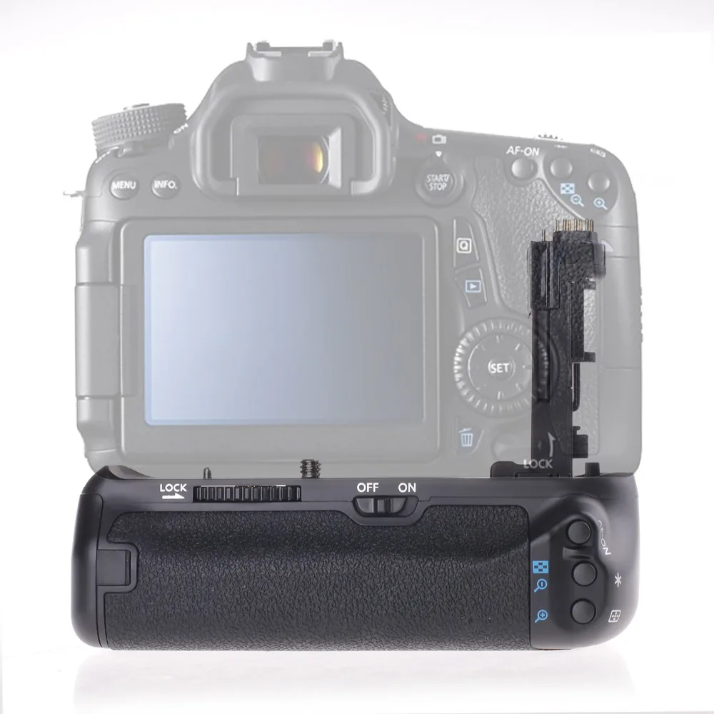 Capsaver Вертикальная Батарейная ручка для Canon EOS 70D 80D DSLR камера Замена BG-E14 мульти-мощность Батарея держатель работает с LP-E6