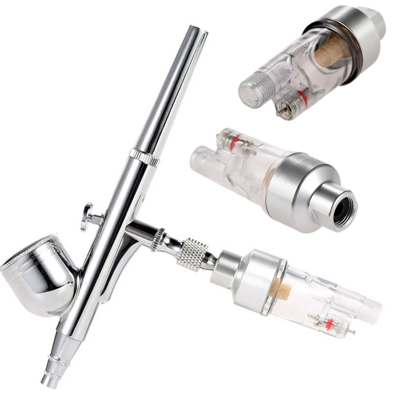 

1Pcs 1/8" In-line Mini Air Filter Airbrush Moisture Water Trap Mayitr For Spray Pen Brush Tool 65 x 23 x 23mm