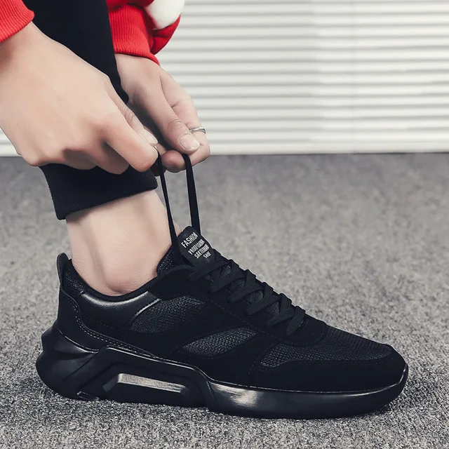 2019 new men's casual Korean version of the trend British versatile increase old man's shoes... | Обувь