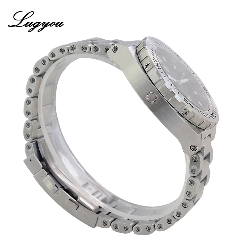 Мужские часы Lugyou San Martin Deep Sea Diver, автоматический Сапфир, водонепроницаемость 500 м, светящаяся нержавеющая сталь, ограниченная серия