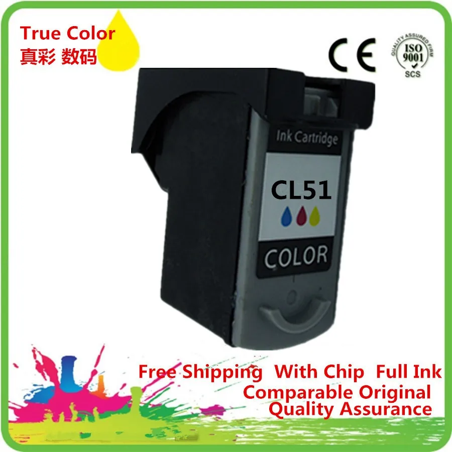 Картридж с чернилами Восстановленный для Canon PG 50 PG50 CL 51 CL51 Pixma iP2200 MX308 MX318 FAX JX200 JX201