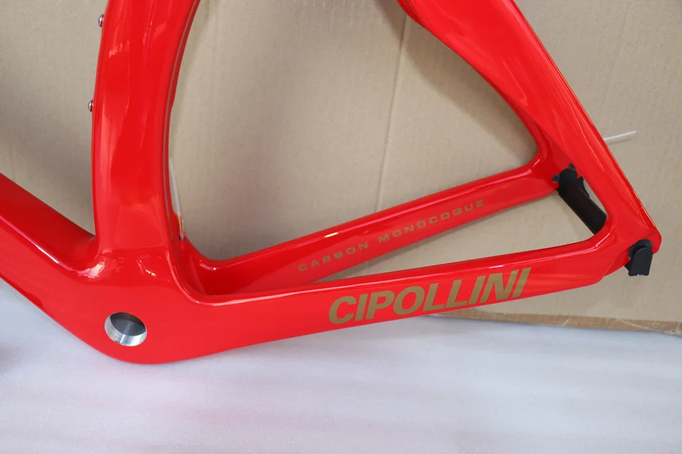 Красный золотой CIPOLLINI RB1K одна карбоновая рама T1100 3 K переплетение K29 цвет RB1000 дорожный велосипед карбоновая рама