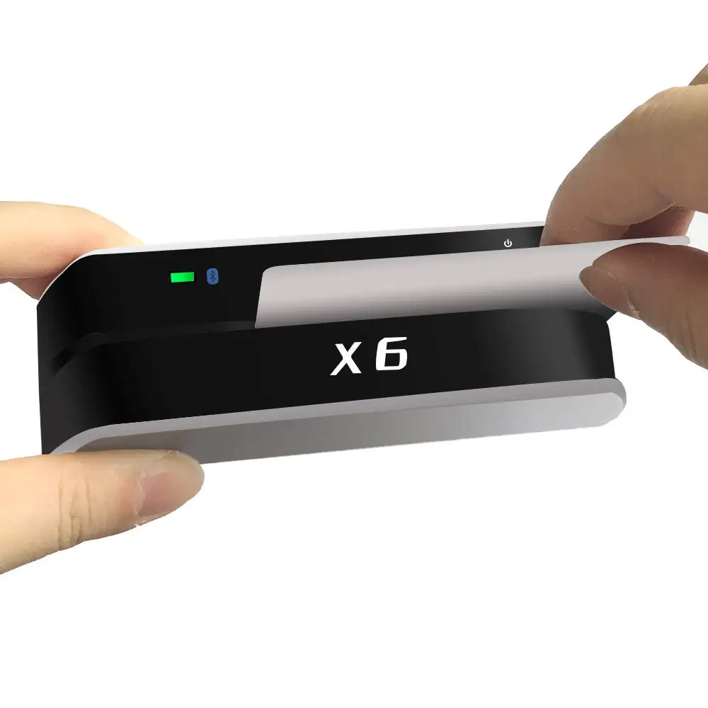 

Bluetooth USB 3 Tracks X6(BT) VIP Card Reader Writer Encoder Mini Portable MSR X6